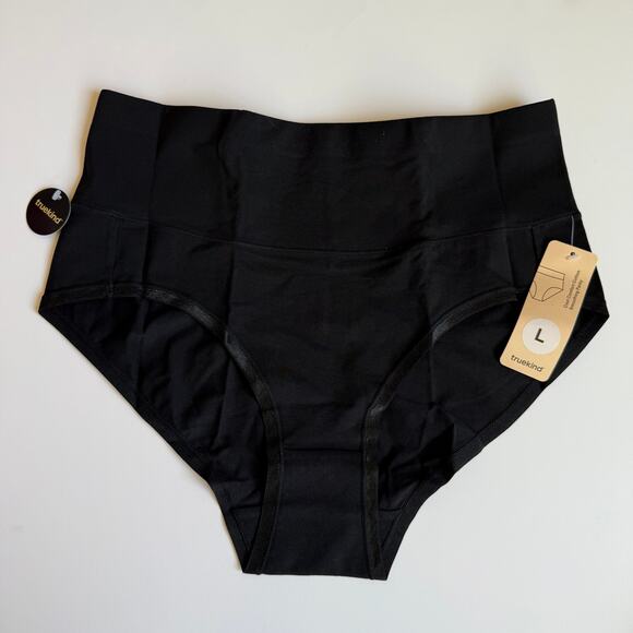 New truekind Black Cool Comfort Cotton Smoothing Panty Large - Picture 2 of 11